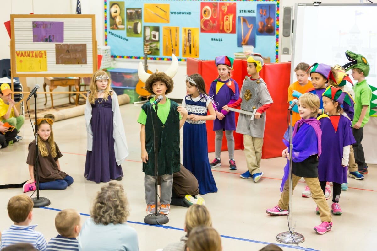 Second Graders perform original operas