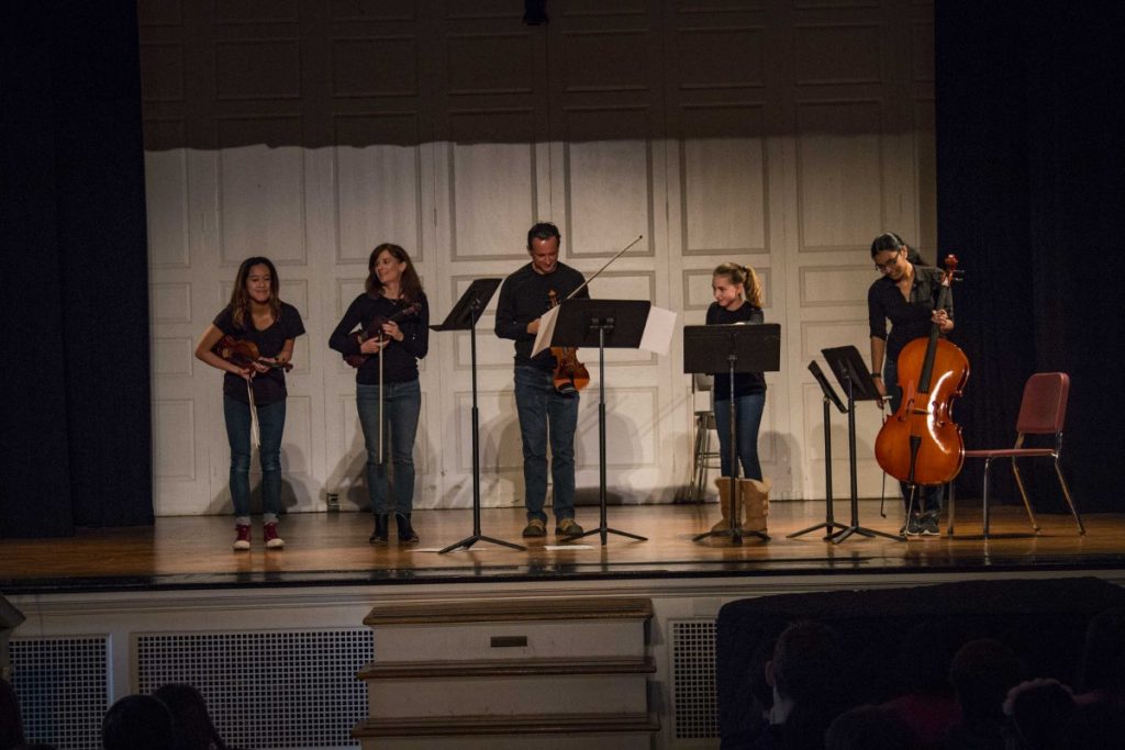 The MICDS string ensemble performs